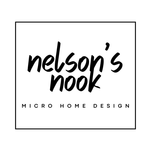 nelson's nook logo - white